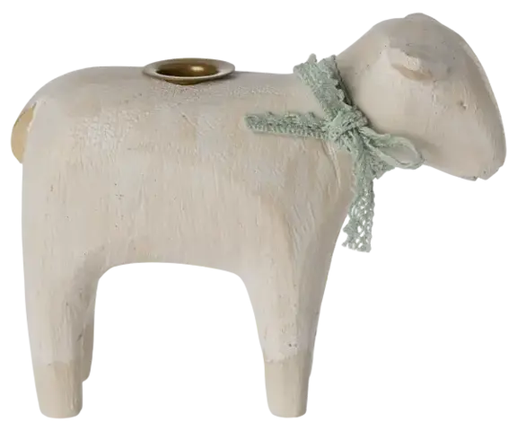 Maileg - Lamb handmade light holder available in 3 colors 2024