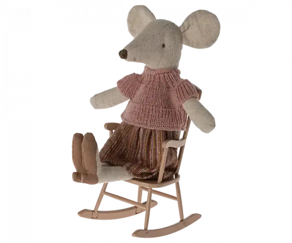 Maileg - Rocking chair, Mouse available in 2 colors