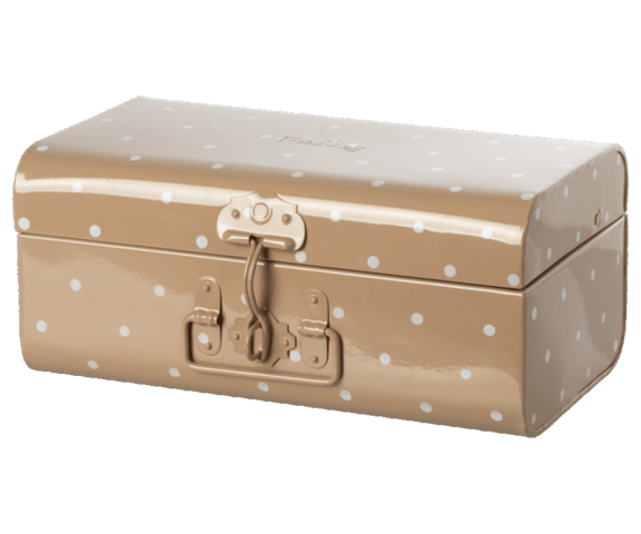 Maileg - Storage suitcase, Small - Rose with dots