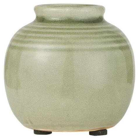 Ib Laursen - Vase mini Yrsa m/riller krakeleret glasur