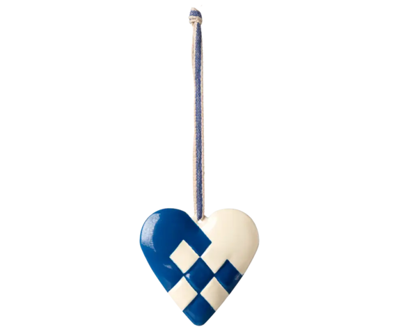 Maileg - Metal Hanger, Heart, Large - Dark Blue - Pre-order - Expected in stock 1/10/2024