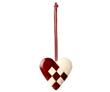 Maileg - Metal Hanger, Heart, Large - Red- Est. delivery by: 01/10/24