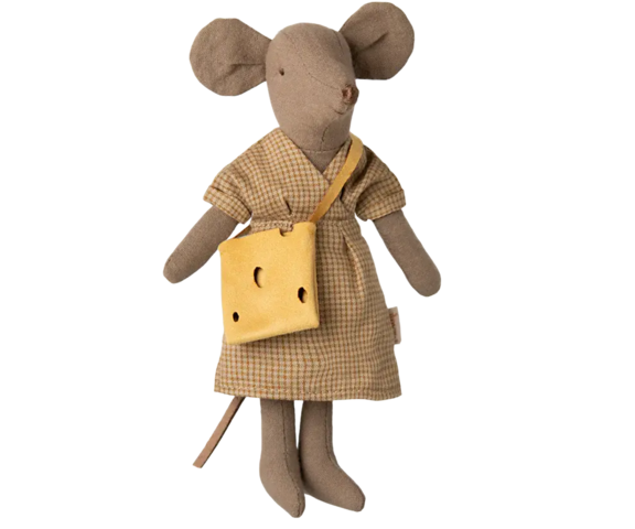 Maileg - Mother mouse, Light brown- Expected delivery by: 15-03-25 - FS2025