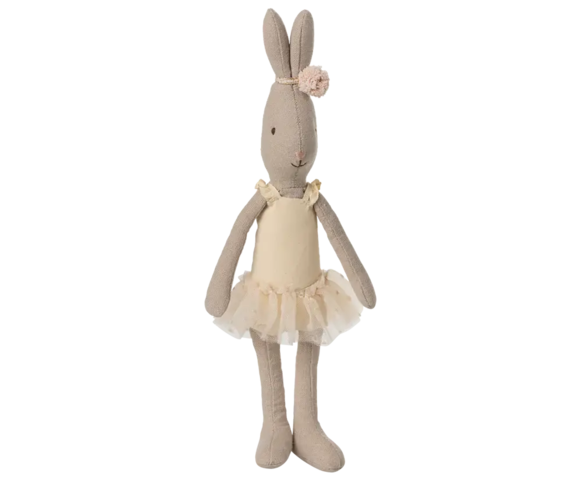 Maileg - Hare size 1, Classic - Ballet suit and tulle skirt cream - Pre-order - expected in stock 20-5-2025