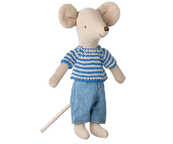 Maileg - Knitted sweater and trousers, for Big Brother mouse- Pre-order - expected in stock 3-10-2025