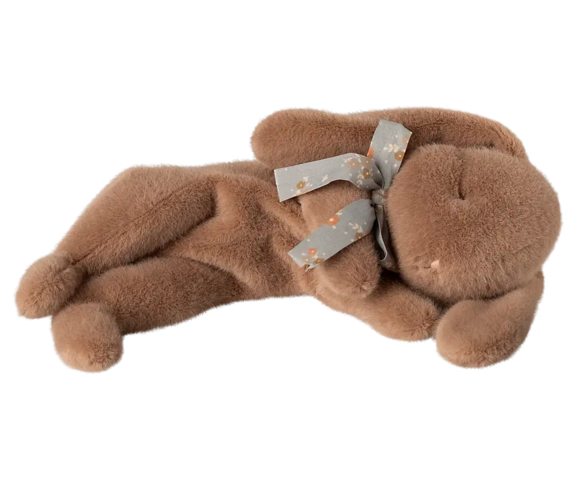 Maileg - Sleeping Plush Rabbit, Small - Available in two colours - Pre-order - expected in stock 3-20-2025