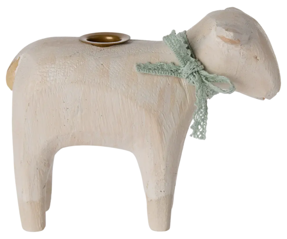 Maileg - Candlestick, Lamb - Choose from 3 different lambs - Pre-order - Expected in stock from 20/01/25