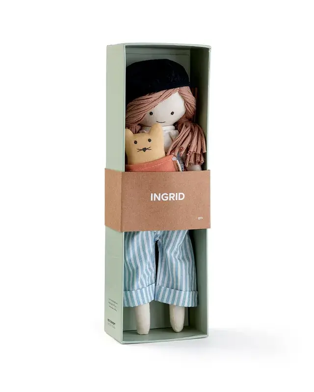 Kids Concept - Ingrid the Rag doll - with QR code