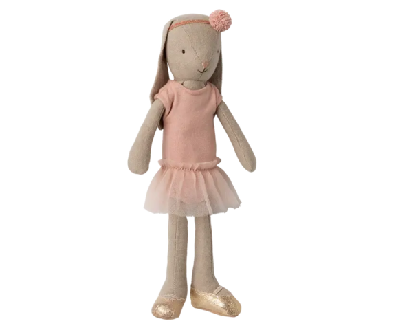Maileg - Ballet suit and skirt pink, size 2 - 2025