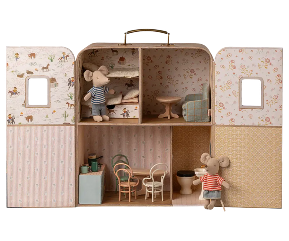 Maileg - SuitCasa, Little Sister and Little Brother Mouse - 2025 - Expected in stock 15-11-2025
