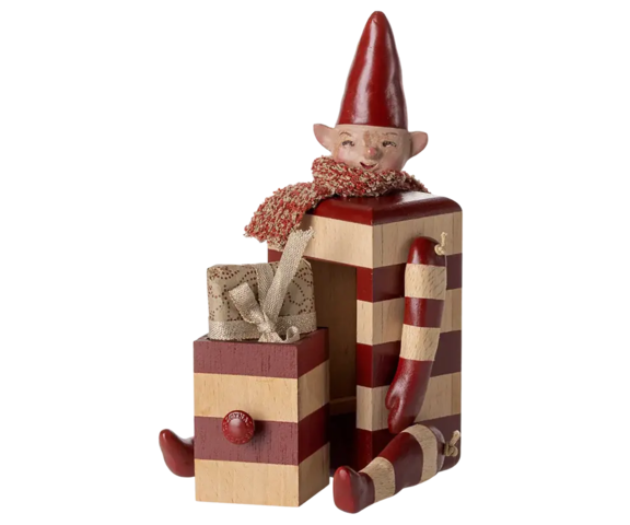 Maileg - Santa with Drawer, Red - 2025 - Pre-order - Expected in stock from 11/1/25.