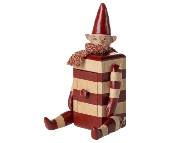 Maileg - Santa with Drawer, Red - 2025 - Pre-order - Expected in stock from 11/1/25.