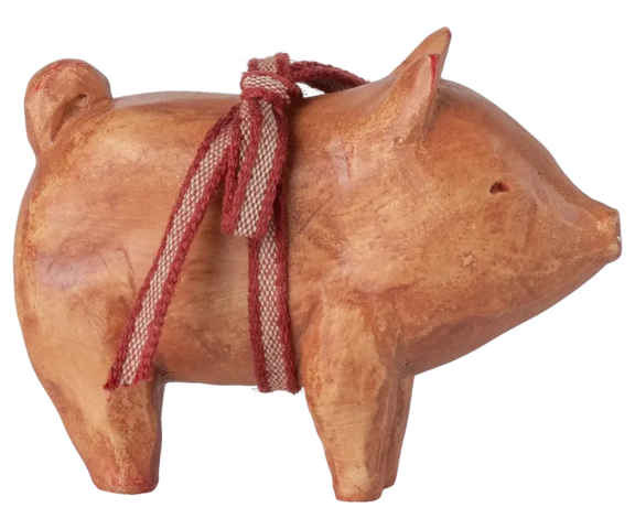 Maileg - Pig with Ribbon - 2025 - Pre-order - Expected in stock from 10/10/25.
