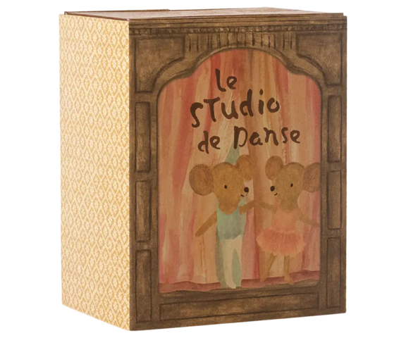 Maileg - Ballet Mice in Dance Studio, Little Sister and Little Brother - 2025 - Pre-order - Expected in stock from 10/1/25.