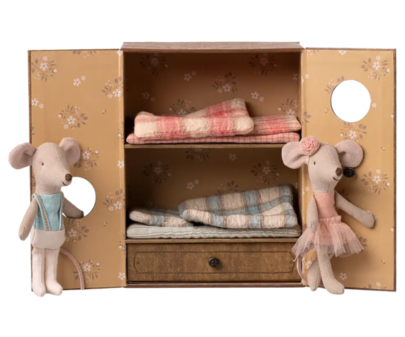 Maileg - Ballet Mice in Dance Studio, Little Sister and Little Brother - 2025 - Pre-order - Expected in stock from 10/1/25.