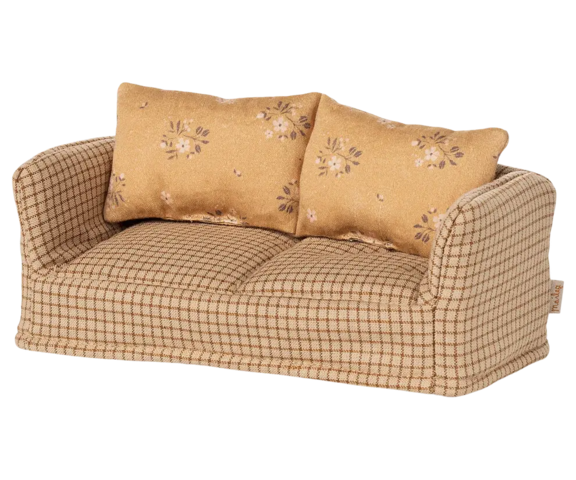 Maileg - Sofa, Mouse - Mable - 2025 - Pre-order - Expected in stock from 10/1/25.