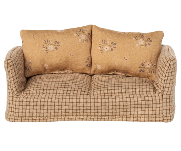 Maileg - Sofa, Mouse - Mable - 2025 - Pre-order - Expected in stock from 10/1/25.