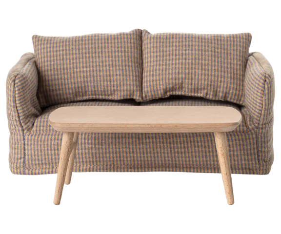 Maileg - Coffee Table, Mouse - Nature - 2025 - Pre-order - Expected in stock from 10/1/25.