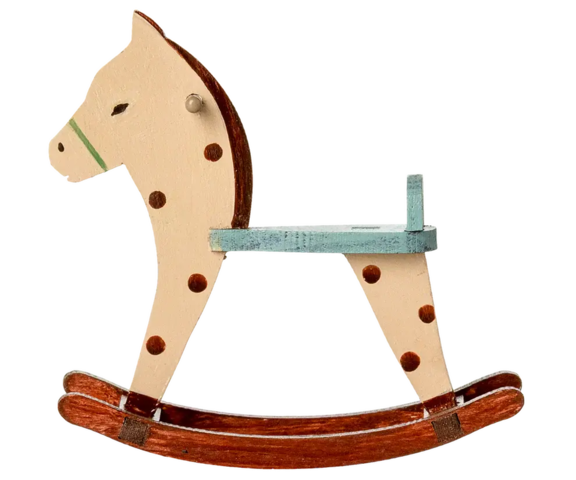 Maileg - Rocking Horse, Mouse - Spotted - 2025 - Pre-order - Expected in stock from 15/8/25.