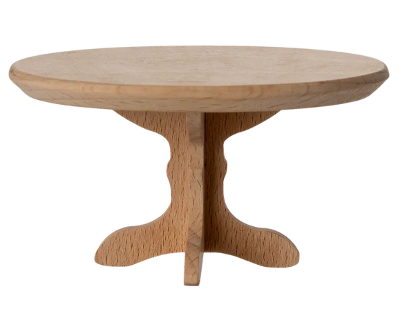Maileg - Oval Coffee Table, Mouse - Nature - 2025 - Pre-order - expected in stock from 15/11/25