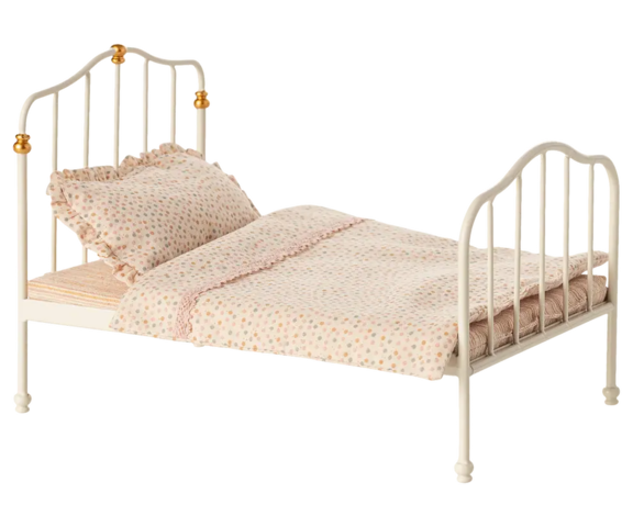 Maileg - Vintage bed, Mouse - Off-white- 2025 - Pre-order - expected in stock from 10/10/25
