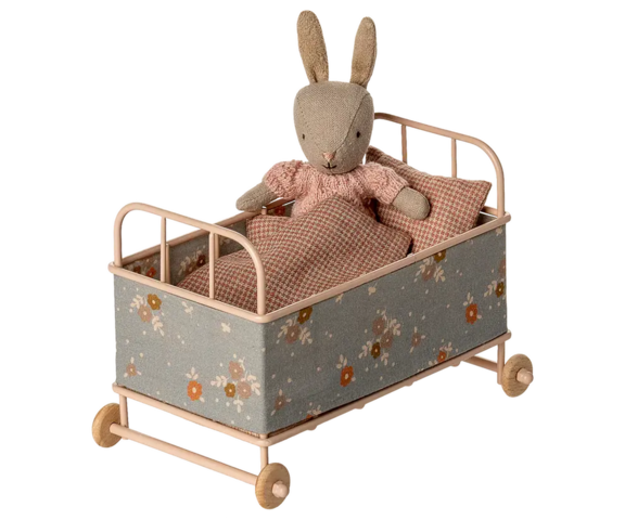 Maileg - Crib, Micro, Powder - 2025 - Pre-order - expected in stock from 10/9/25