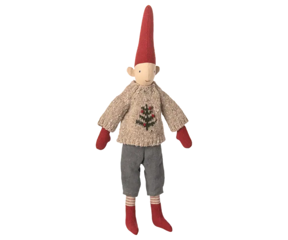 Maileg - Pixy, Size 2 - Boy - Knitted sweater - Pre-order - Expected in stock 20/10-25