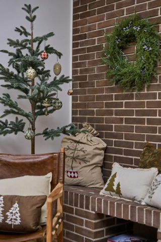 Speedtsberg - Julesæk med broderi julemotiver