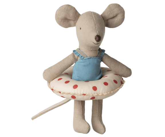 Strandmus med badering, Lillesøster, Røde prikker