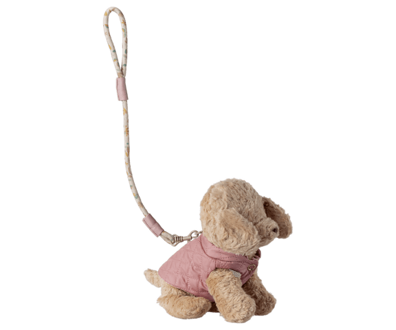 Maileg - Halsbånd og snor til plyshvalp - fås i 2 farver - 2025 - forventes på lager fra 1-3-2026