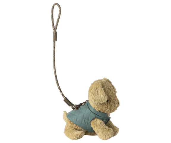 Maileg - Halsbånd og snor til plyshvalp - fås i 2 farver - 2025 - forventes på lager fra 1-3-2026