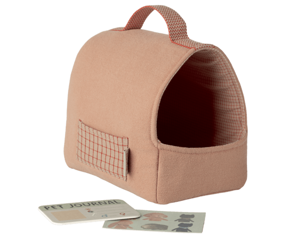 Blød taske til plyshvalp Small – trygt sted på farten