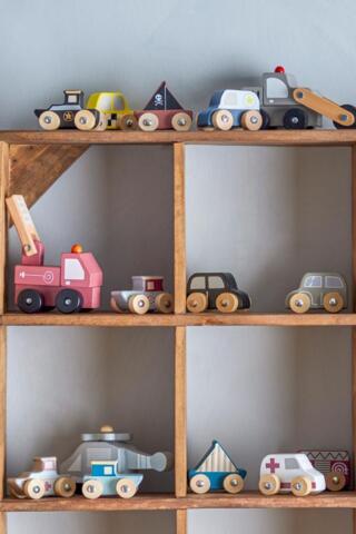 Bloomingville - Avin Legetøjsbil, Multifarvet, FSC®100%, MDF