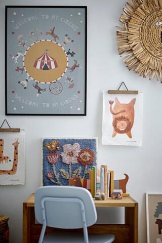 Bloomingville - Charlie Bogstøtte, Multifarvet, FSC®100%, MDF