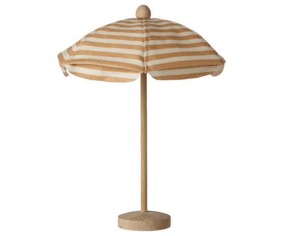 Maileg - Strandparasol, Mus - Lys coral