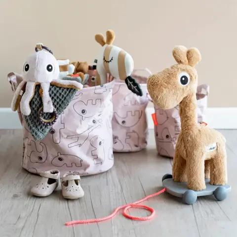 Done By Deer - Pull along "Raffi" Giraffe mustard