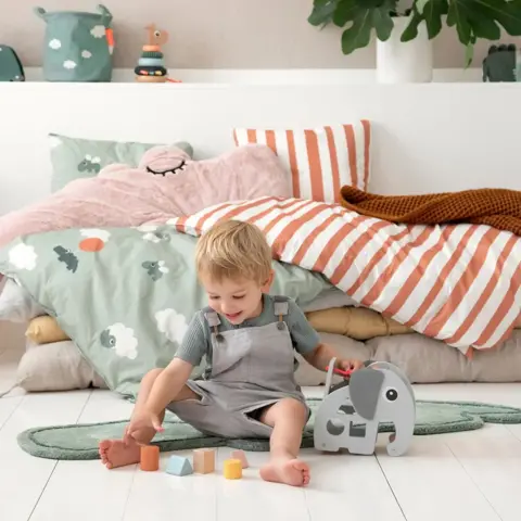 Done By Deer - Sorting box - Elphee - Elephant - Grey