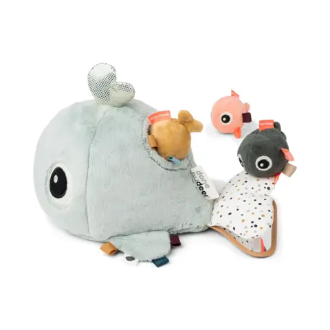 Done By Deer - Hide & Seek activity toy - Wally - Blue