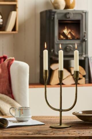 Ib Laursen - Candlestick 3-armed t/2.2 cm candle Melilla