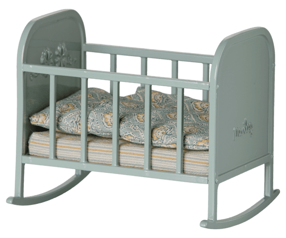 Maileg - Cradle, My, choose between the colors light pink and blue mint - 2026 - Expected delivery date: 9/15-26