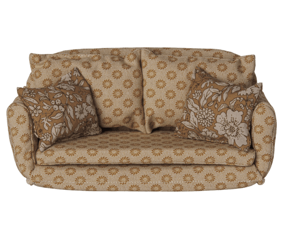 Maileg - Sofa Bed, Mouse, Large - Ochre - 2026 - Expected delivery date: 10/10-26