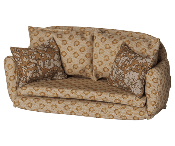 Maileg - Sofa Bed, Mouse, Large - Ochre - 2026 - Expected delivery date: 10/10-26