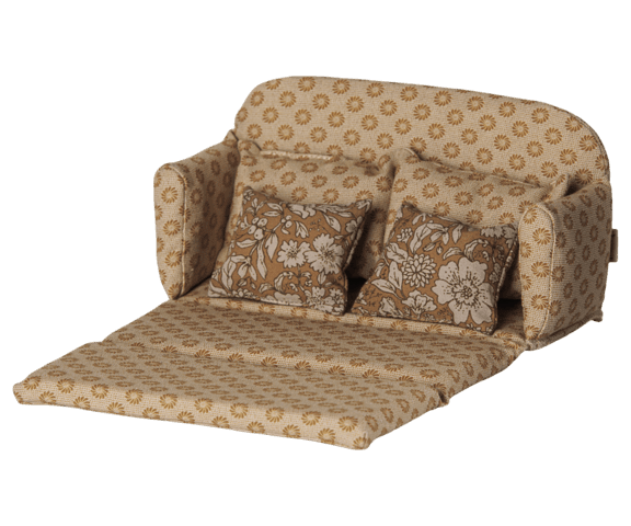 Maileg - Sofa Bed, Mouse, Large - Ochre - 2026 - Expected delivery date: 10/10-26