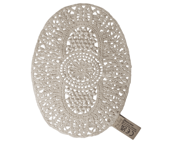 Maileg - Lace Blanket, Mouse - Ochre - 2026 - Expected delivery date: 9/15-26