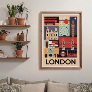 Clementoni  - Puslespil  London - HQC Style in the City - 1000 brikker