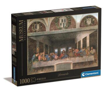 Clementoni  - Puslespil - Leonardo-Cenacolo (Museum) 1000 brikker