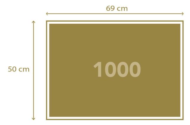 Clementoni  - Puslespil - Leonardo-Cenacolo (Museum) 1000 brikker