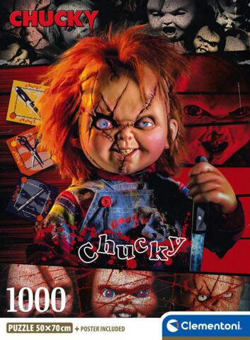 Clementoni  - Puslespil  - Chucky - Horror movie, 1000 brikker