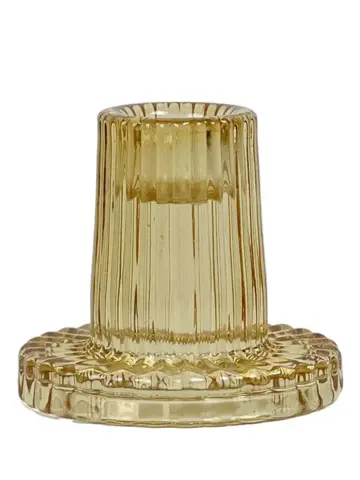 VanillaFly - Glas lysestage - Jojoba