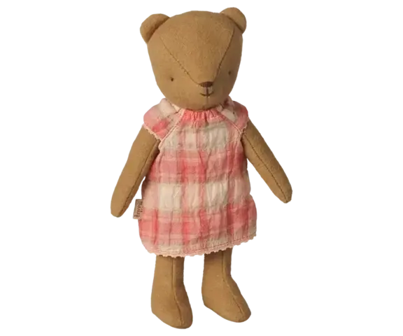 Maileg - Kjole til Teddy junior - Coral - 2026 - Forudbestilling - Forventes på lager den 7/11-2026